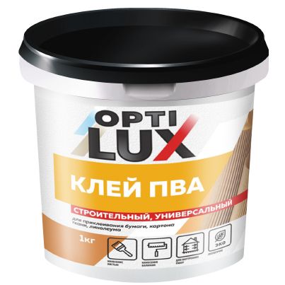 Клей обойный ОПТИЛЮКС ПВА СУ 1 кг