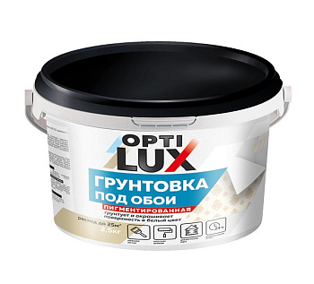 Грунтовка под обои Оптилюкс 5 кг